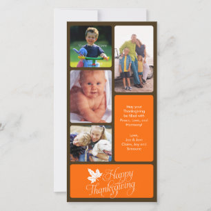 Carte photo de Thanksgiving