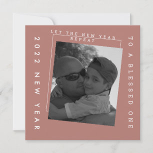 carte photo de ton de terre pour le Nouvel An 2022