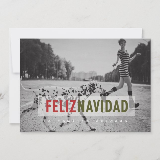 Carte photo de vacances espagnol moderne (Devant)