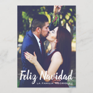 Carte photo de vacances - Feliz Navidad
