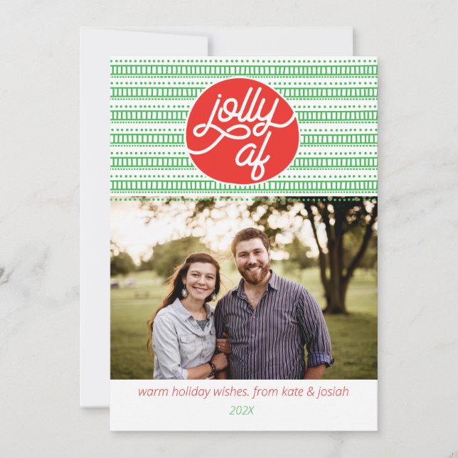 Carte photo de vacances Jolly AF (Devant)