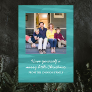 Carte photo de vacances Painterly Watercolor   TUR