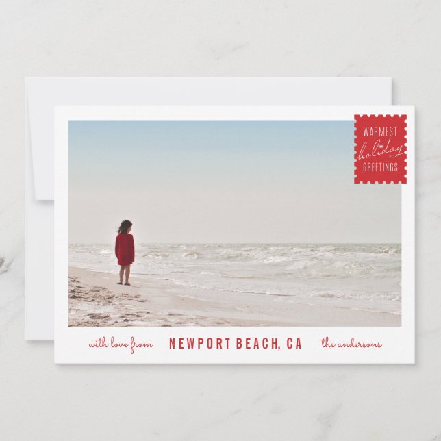 Carte photo de voeux (Devant)