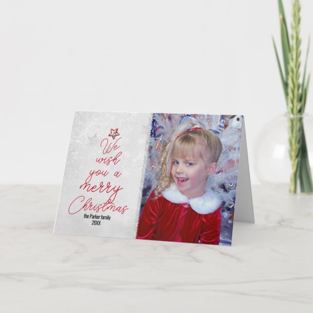 Carte photo de voeux de Noël (Devant)