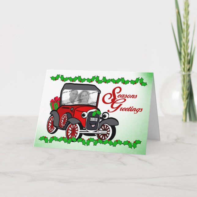 Carte photo de voiture ancienne (Devant)