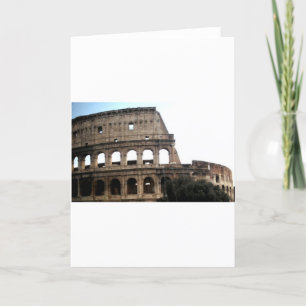 Carte Photo de voyage italien au Colisée