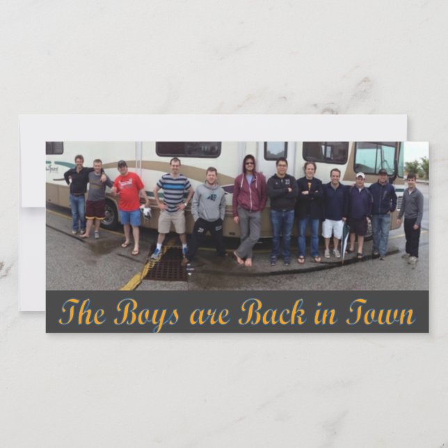 Carte photo de voyage RV Derby (Devant)