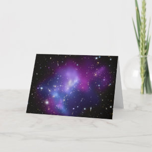Carte Photo d'espace céleste violet vierge