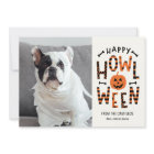 Carte photo d'Halloween Howl-O-Ween