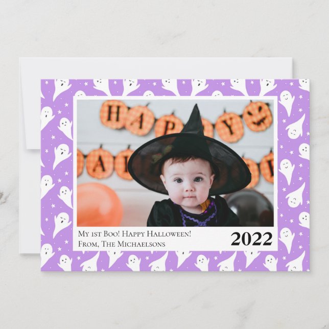 Carte photo d'Halloween mou (Devant)