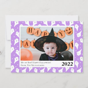 Carte photo d'Halloween mou