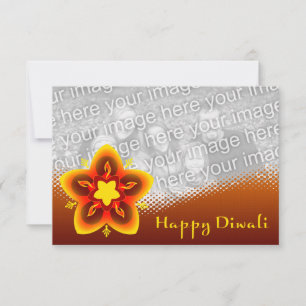 carte photo diwali heureux