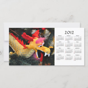 carte photo Dragon Calendrier 2012
