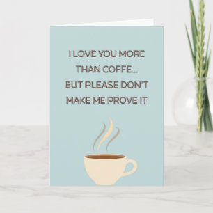 Carte photo drôle de café pour la fête des mères