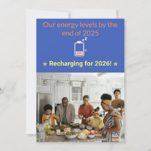 Carte photo drôle et moderne pour le Nouvel An 202