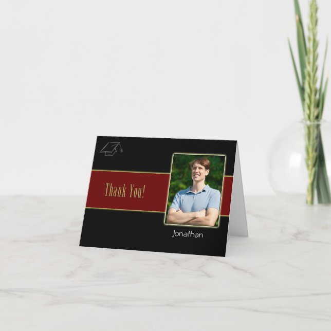 Carte photo du Merci de diplôme (Devant)