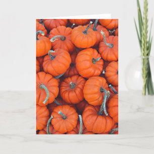 Carte Photo du Motif Citrouille Halloween Mini