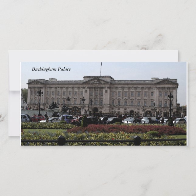 Carte photo du palais de Buckingham (Devant)
