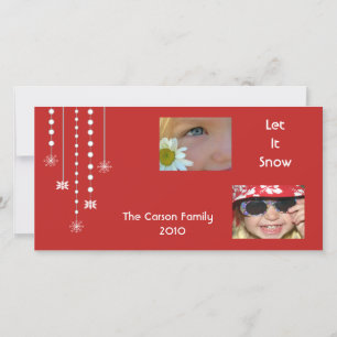 Carte photo fait sur commande accrochant de