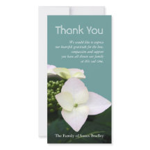 Carte photo fait sur commande de Merci de