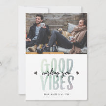 Carte photo | GOOD VIBES de vacances