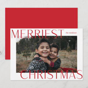 Carte photo Gras Merriest Christmas