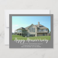 Photo Happy Housiversary Buyer Anniversary Card
