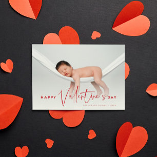 Carte photo Heureuse Sainte-Valentin moderne