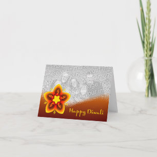 carte photo heureux de diwali