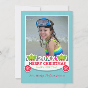 Carte photo Holiday Joy