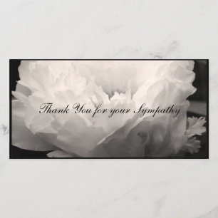 Carte photo horizontal 1 de Merci de sympathie de