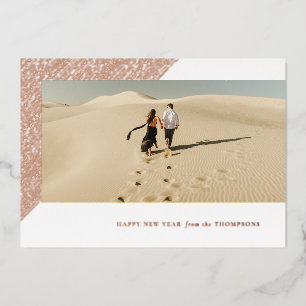 Carte photo horizontal blanc à l'huile du Nouvel A