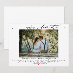 Carte Photo Infinity Calendar Are Do it Save the Date