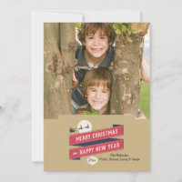 Carte photo joyeux de vacances