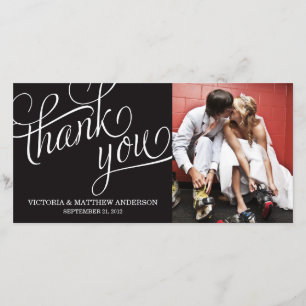 CARTE PHOTO L'ÉPOUSANT INCLINÉ DE MERCI DE %PIPE%