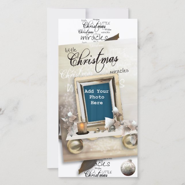 Carte photo Little Christmas Miracles (Devant)