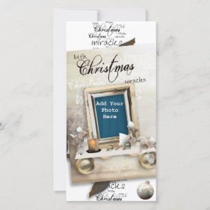 Carte photo Little Christmas Miracles