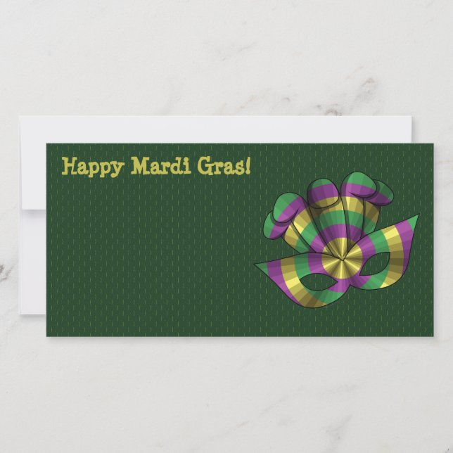 Carte photo Mardi Gras (Devant)