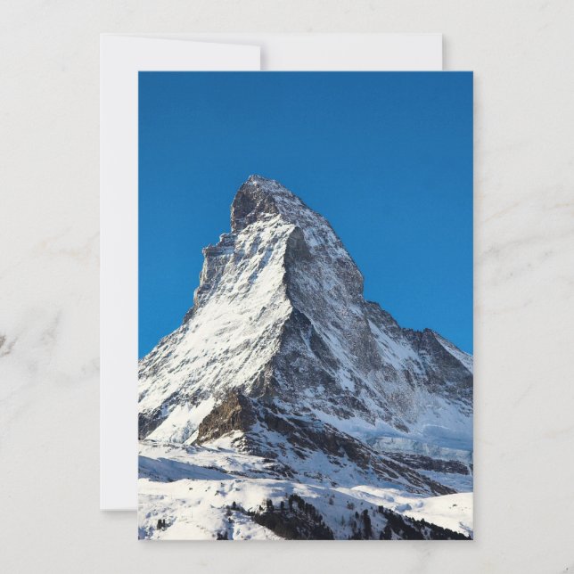 Carte Photo Matterhorn (Devant)