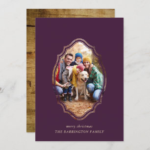 Carte Photo Moderne Minimale De Plum Et De Bois