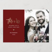 Carte Photo Noël *This Is Us*