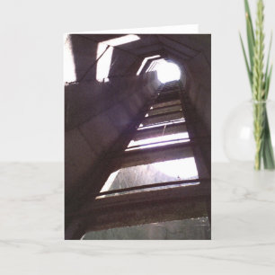 Carte Photo Old Farm Buildings Barn Silo Ladder