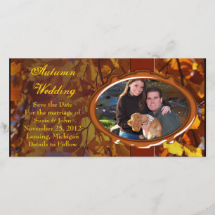 Carte photo ou carte de remerciements de mariage