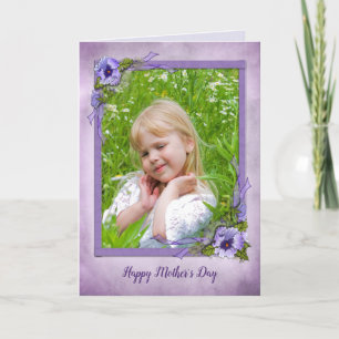 Carte Photo Pansy pour la fête des mères