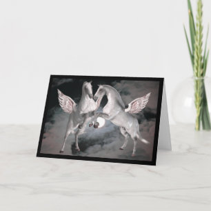 Carte photo Pegasus Imaginaire de la pleine mère