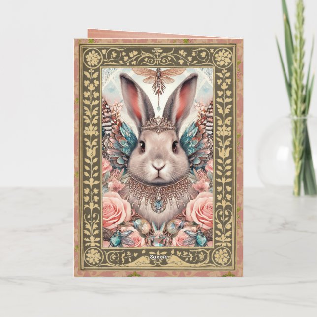 Carte photo personnalisable - Bunny Anniversaire (Dos)