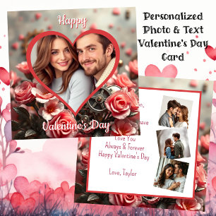 Carte Photo personnalisé Saint-Valentin Steampunk