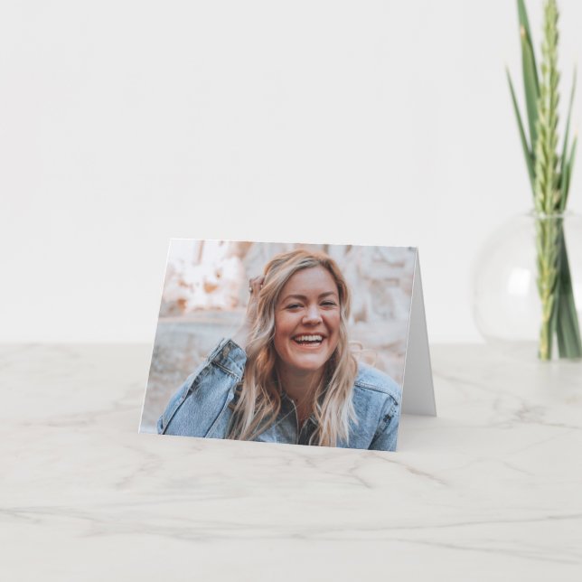 Carte Photo personnalisée (Devant)