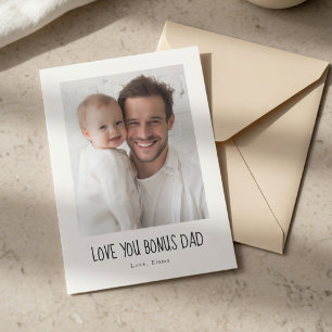 Carte Photo Personnalisée Bonus Papa Cadeau Pers