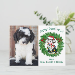 Carte Photo personnalisée Feux de Noël Sheepadooda